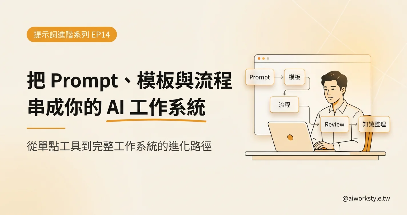 建立 AI 工作系統 EP14 封面